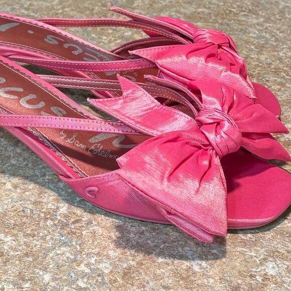 Circus NY Sam Edelman Women's Natalina Bow Kitten Heel Dress Sandals New Size 11 - Picture 10 of 13
